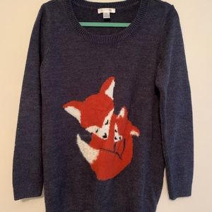 Fox motherhood maternity sweater